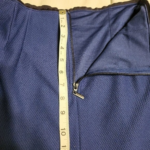 Bisou Bisou Blue Flare Mini Skirt Y2K Small - Picture 11 of 12